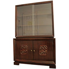 Midcentury Asian Ming-Style James Mont China Cabinet