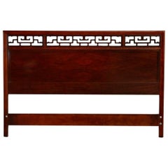 Midcentury Asian Style Headboard by Baker
