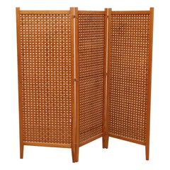 Vintage Midcentury Alberts Tibro Room Divider or Privacy Screen