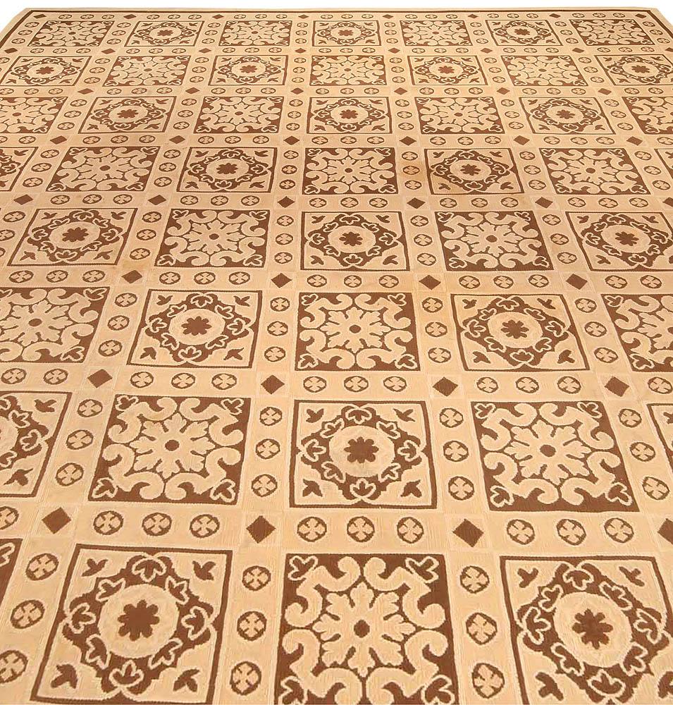 Französischer Aubusson-Teppich aus der Jahrhundertmitte (Moderne der Mitte des Jahrhunderts) im Angebot
