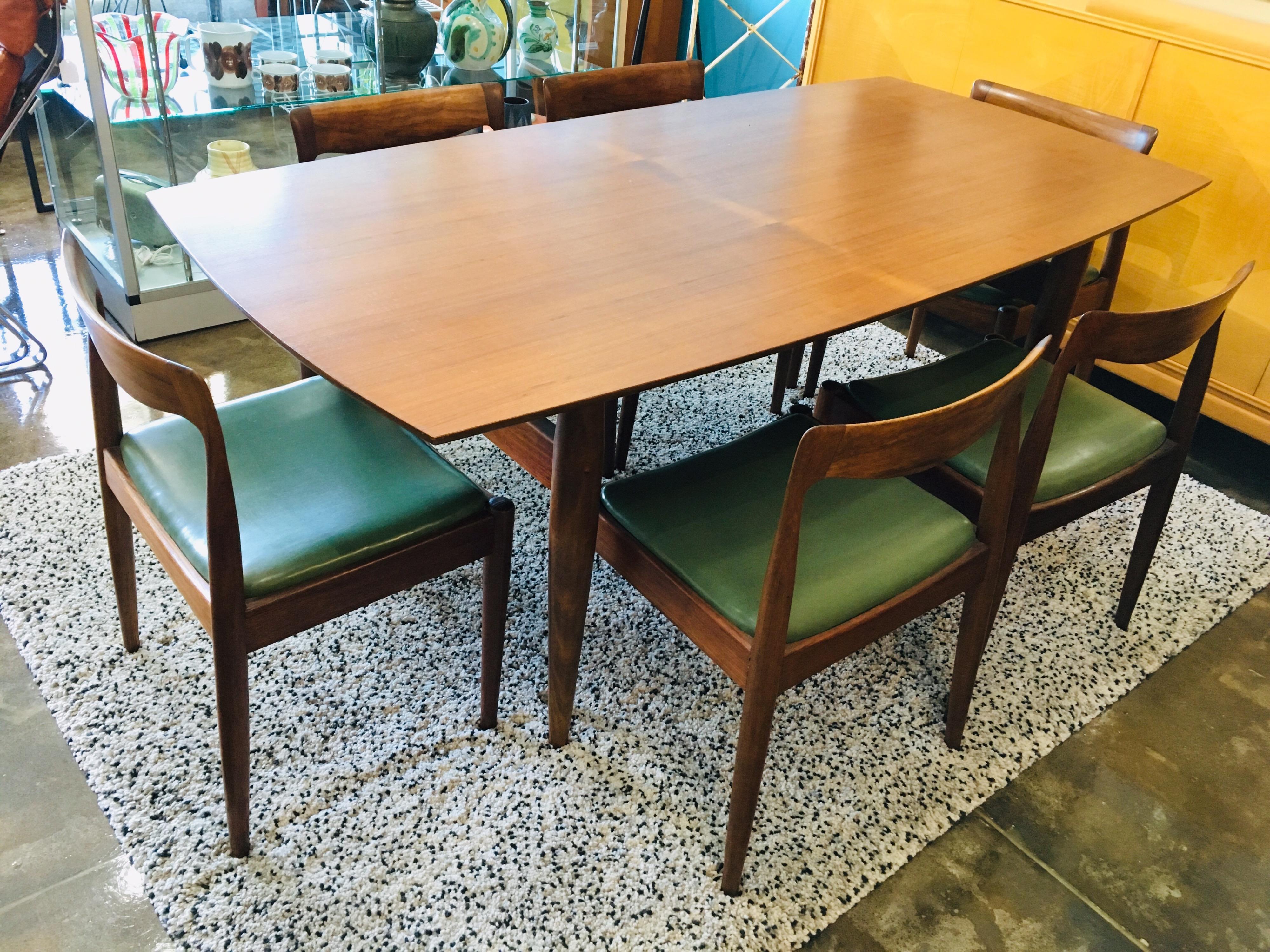 Mid-Century Modern Midcentury Australian Blackwood Dining Suite by Danish Deluxe, circa 1960s For Sale
