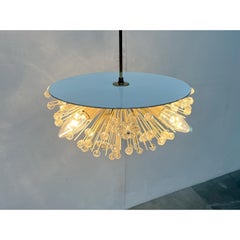 MidCentury Austrian Flower Pendant Lamp by Emil Stejnar for Rupert Nikoll, 1950s