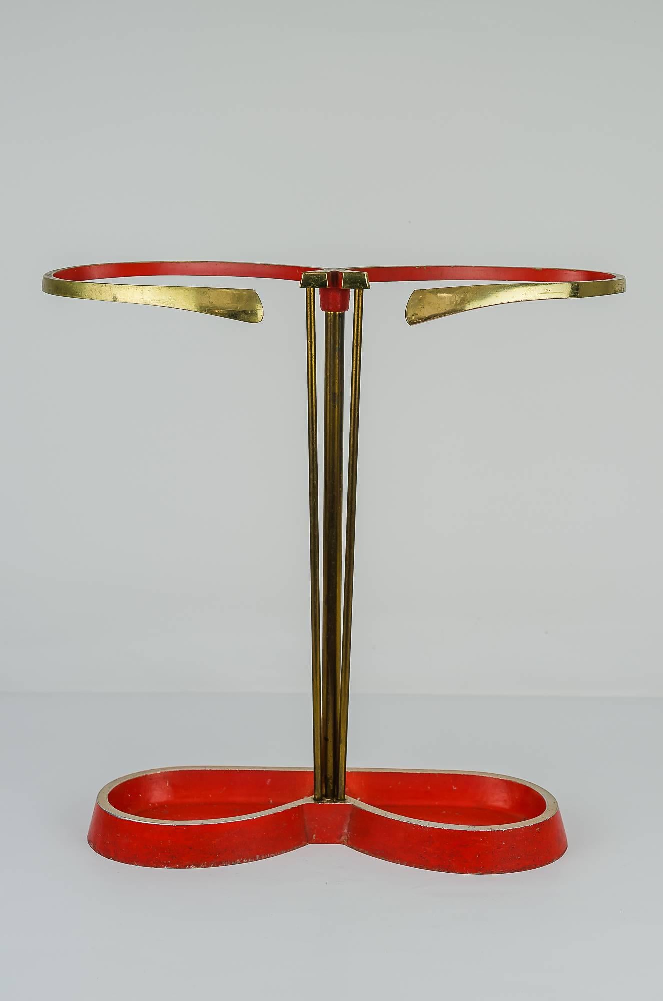 Midcentury, Austrian umbrella stand, red, circa 1950s
Good original condition.