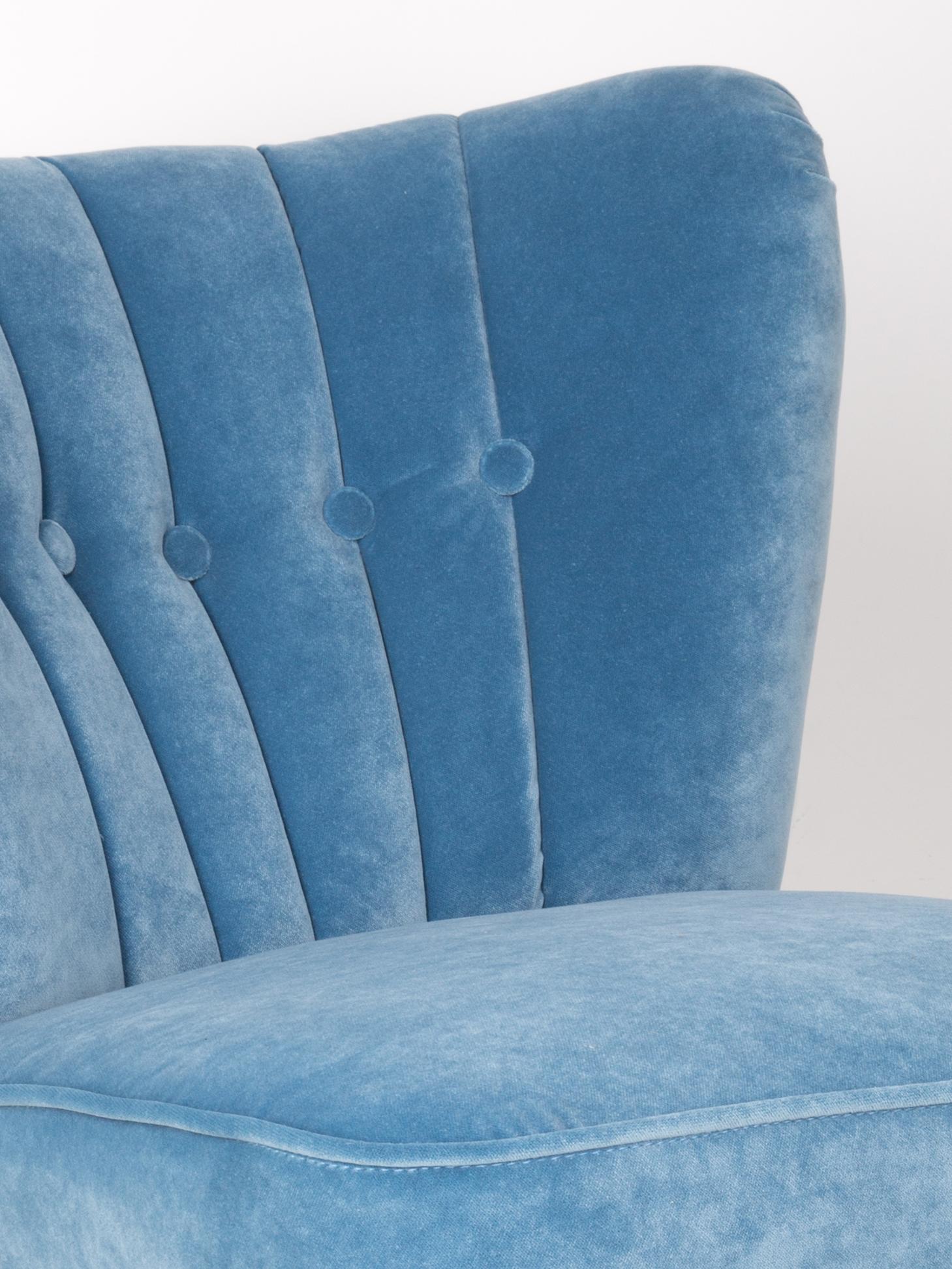 baby blue chair