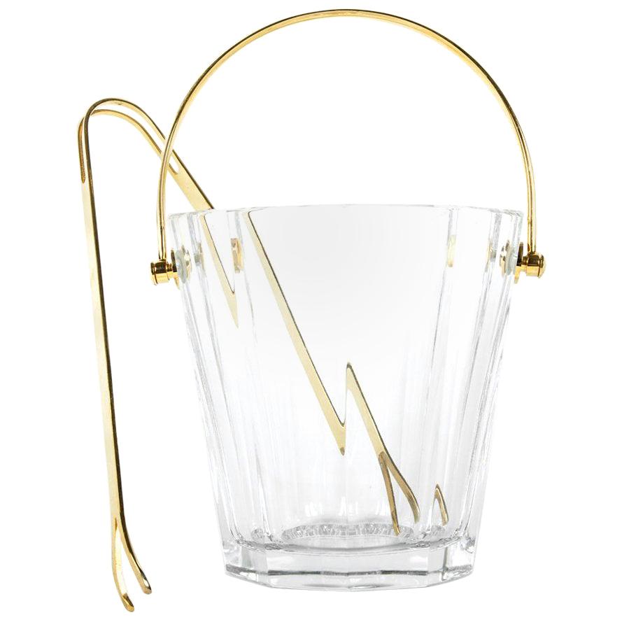 Midcentury Baccarat Crystal Barware / Tableware Ice Bucket