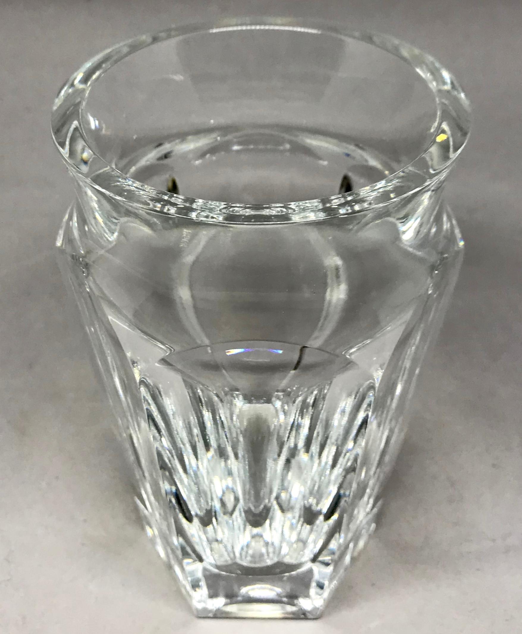 vintage baccarat crystal vase