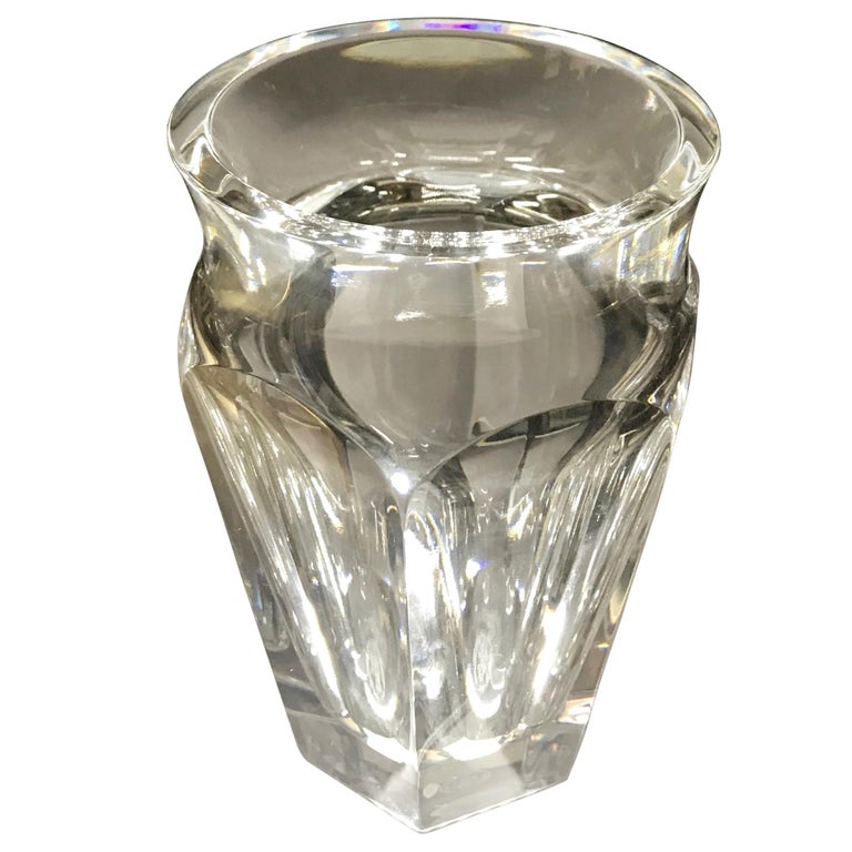 Midcentury Baccarat Crystal Vase at 1stDibs | baccarat france crystal vase, baccarat  vases vintage, baccarat france vase