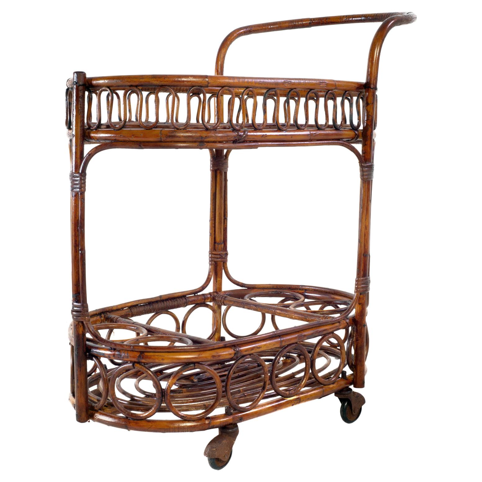 Midcentury Italian Beverage Cart at 1stDibs