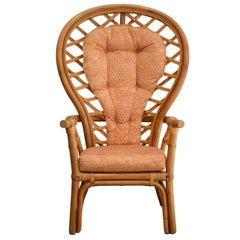 Used Midcentury Bamboo Armchair or Occasional Chair