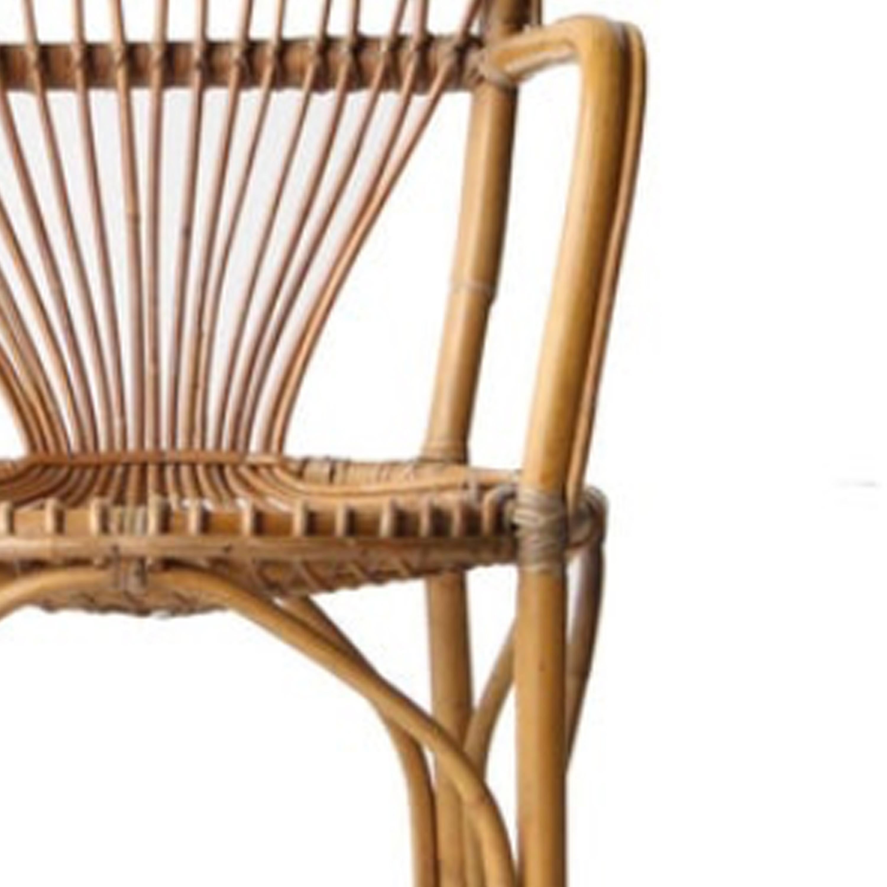Paire de fauteuils en osier et bambou du milieu du siècle, France, 1970 en vente 1