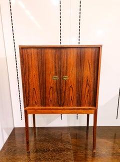 Midcentury Bar Cabinet Henning Korch Silkeborgs Möbelfabrik, Denmark