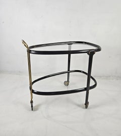 Chariot de bar du milieu du siècle par Cesare Lacca Italie