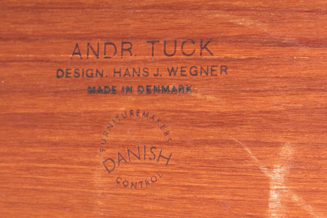 Midcentury Bar Cart in Teak Designed by Hans Wegner, 1950s 2