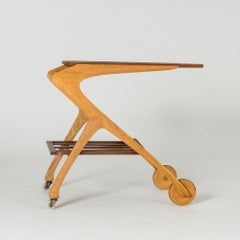 Midcentury Bar Trolley by Arne Fregnell