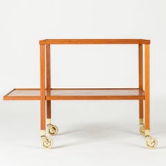 Carrello bar del Medioevo di Josef Frank, Svenskt Tenn, Svezia, anni '50