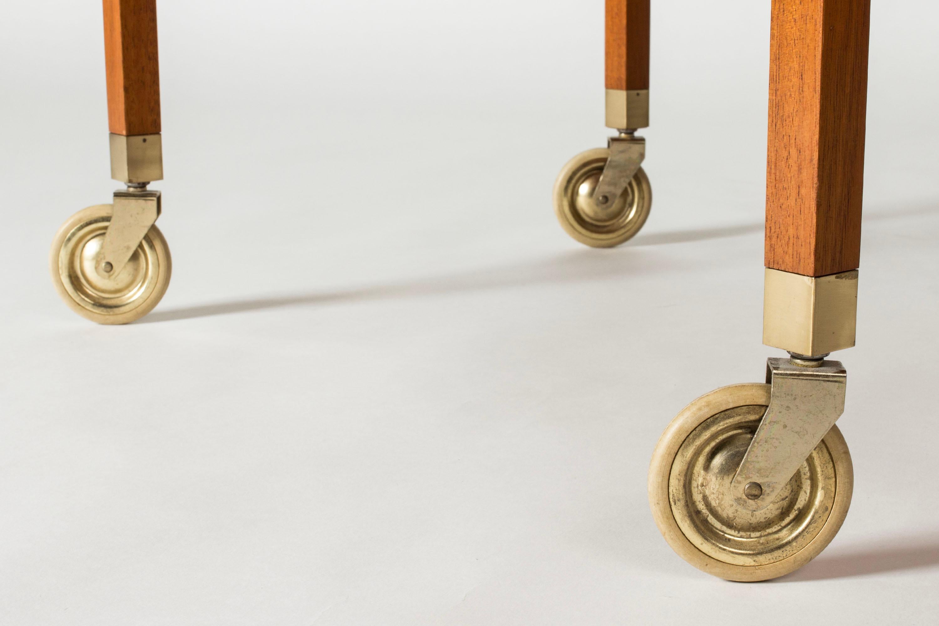 Mid-20th Century Midcentury Bar Trolley by Josef Frank, Svenskt Tenn, Sweden, 1950s For Sale
