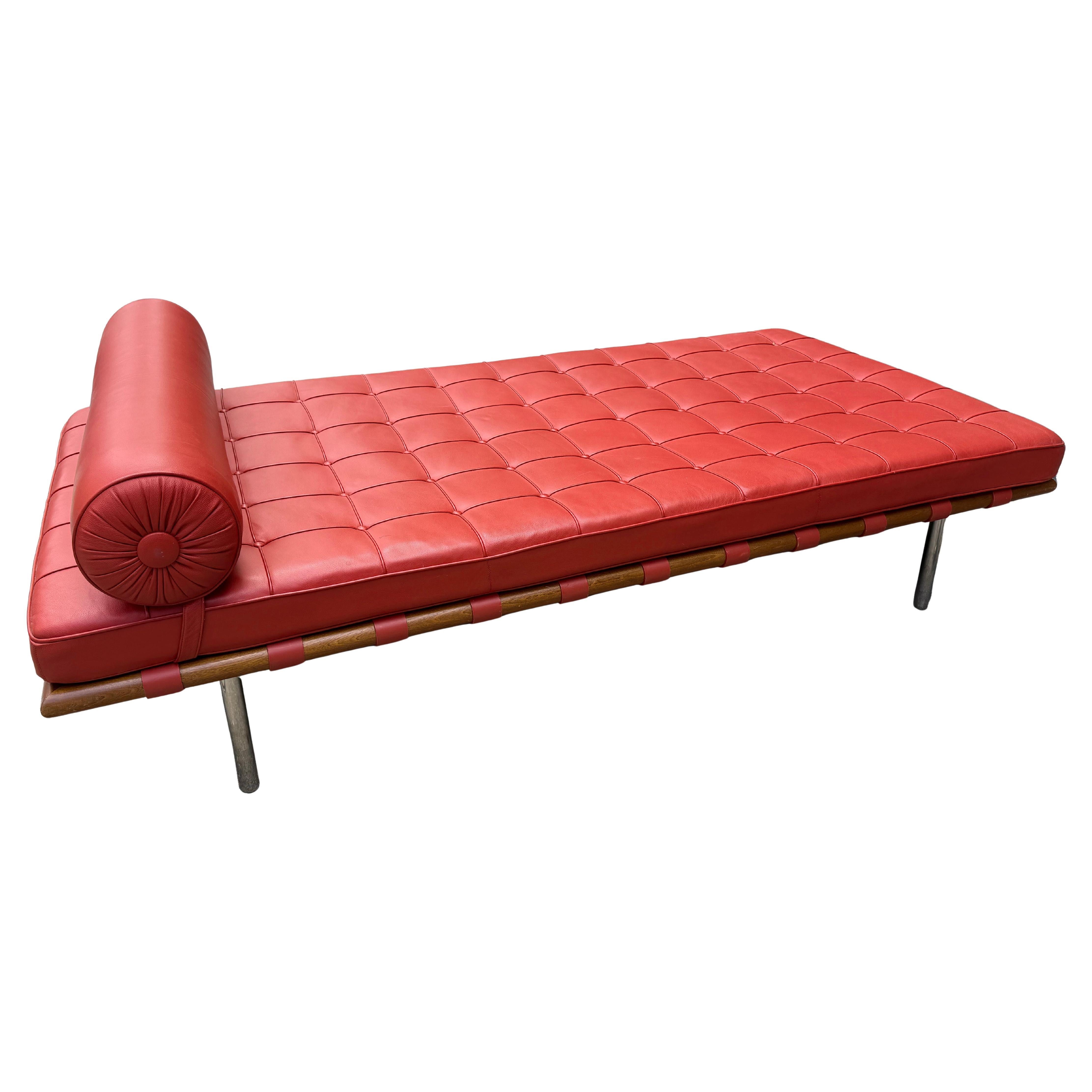 Méridienne Barcelona du milieu du siècle Ludwig Mies van Der Rohe pour Knoll Bon état - En vente à BROOKLYN, NY