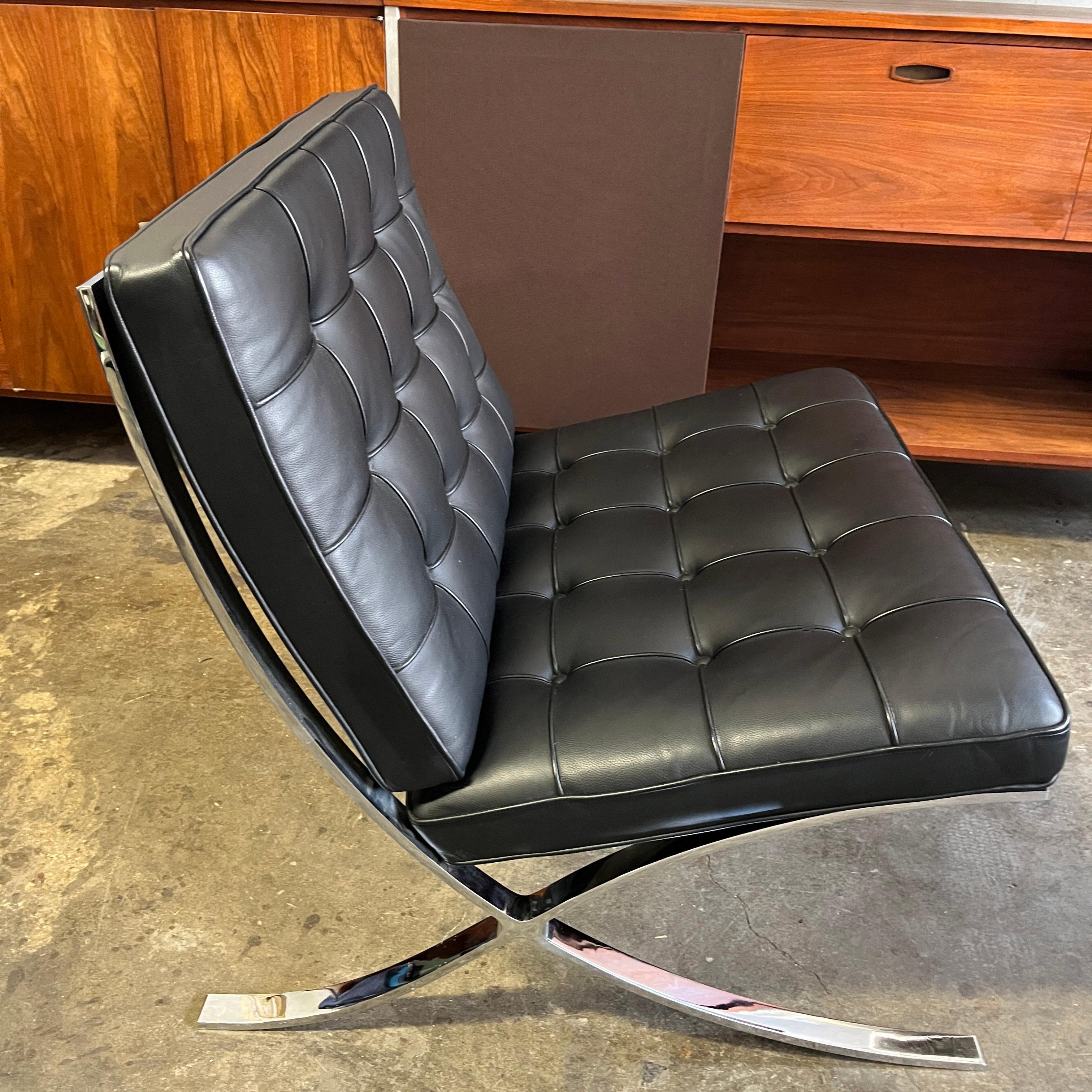 Mid-Century Modern Midcentury Barcelona Lounge Chair for Knoll