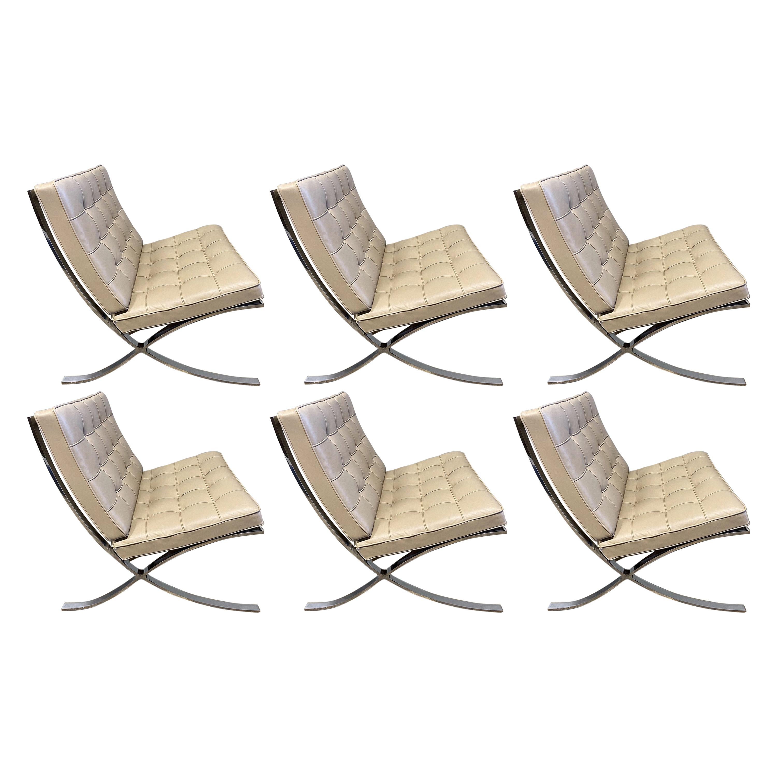 Midcentury Barcelona Lounge Chairs for Knoll