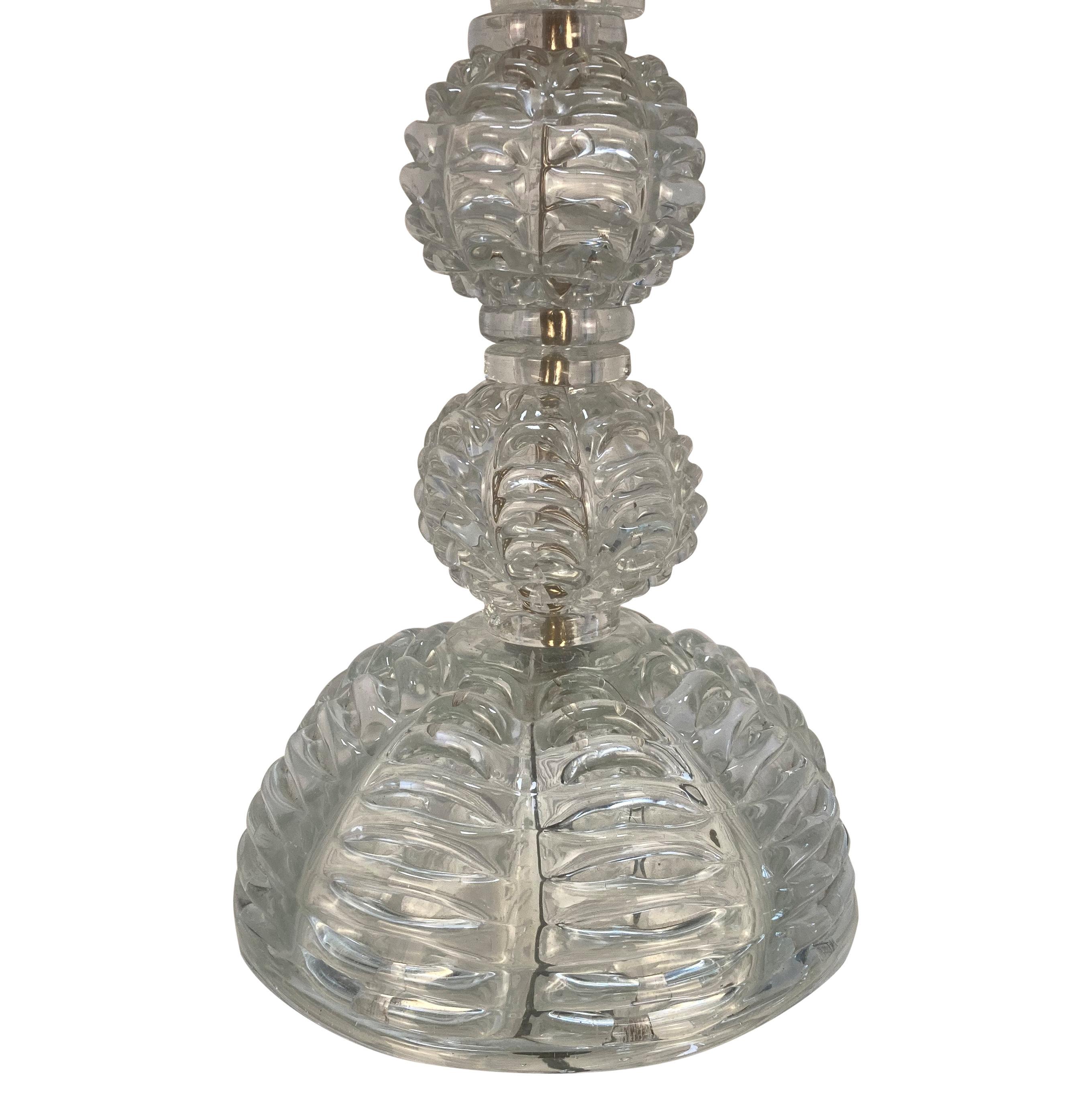 Mid-Century Modern Lampe à poser Barovier du milieu du siècle en vente