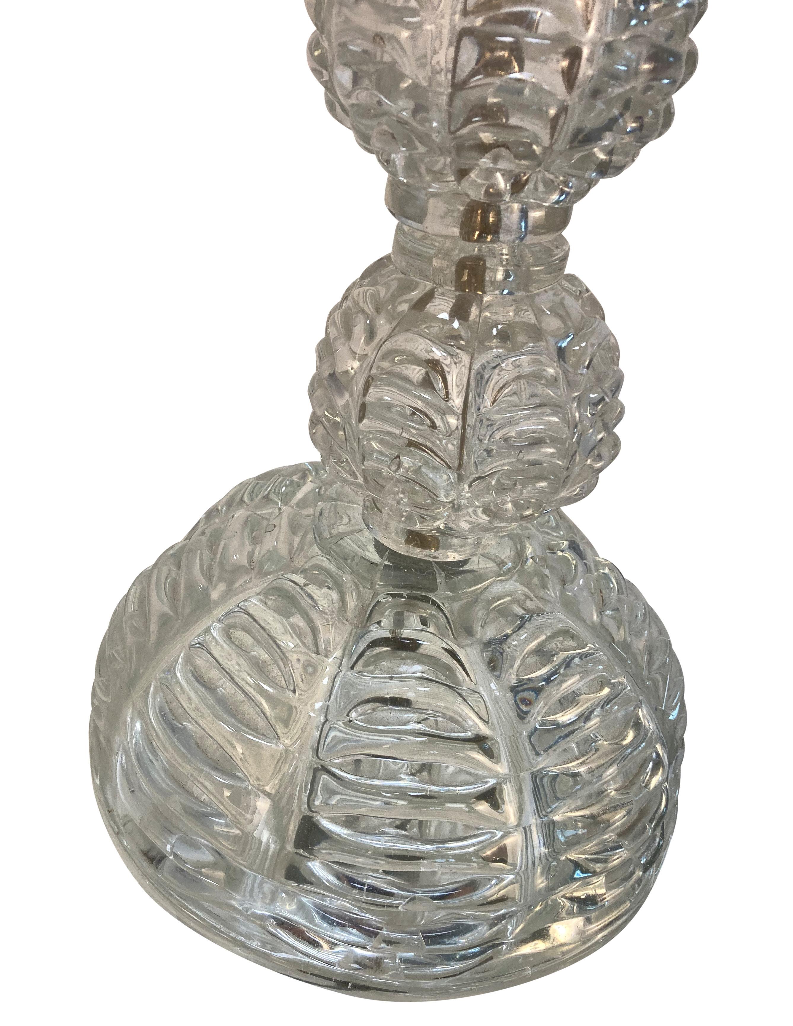 italien Lampe à poser Barovier du milieu du siècle en vente
