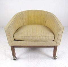 Midcentury Barrel Back Club Chair