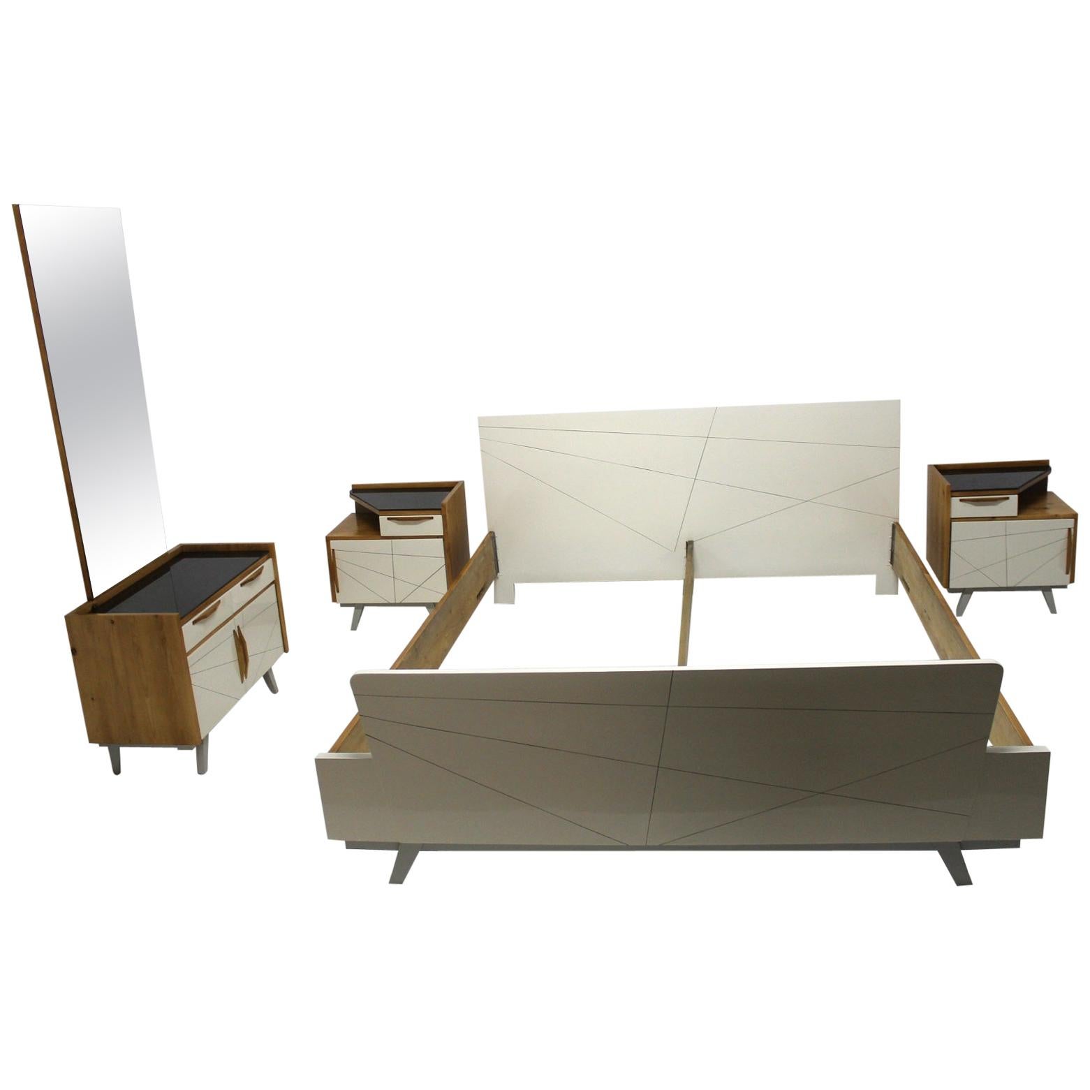 Midcentury Bedroom Set, Expo 58, Czechoslovakia