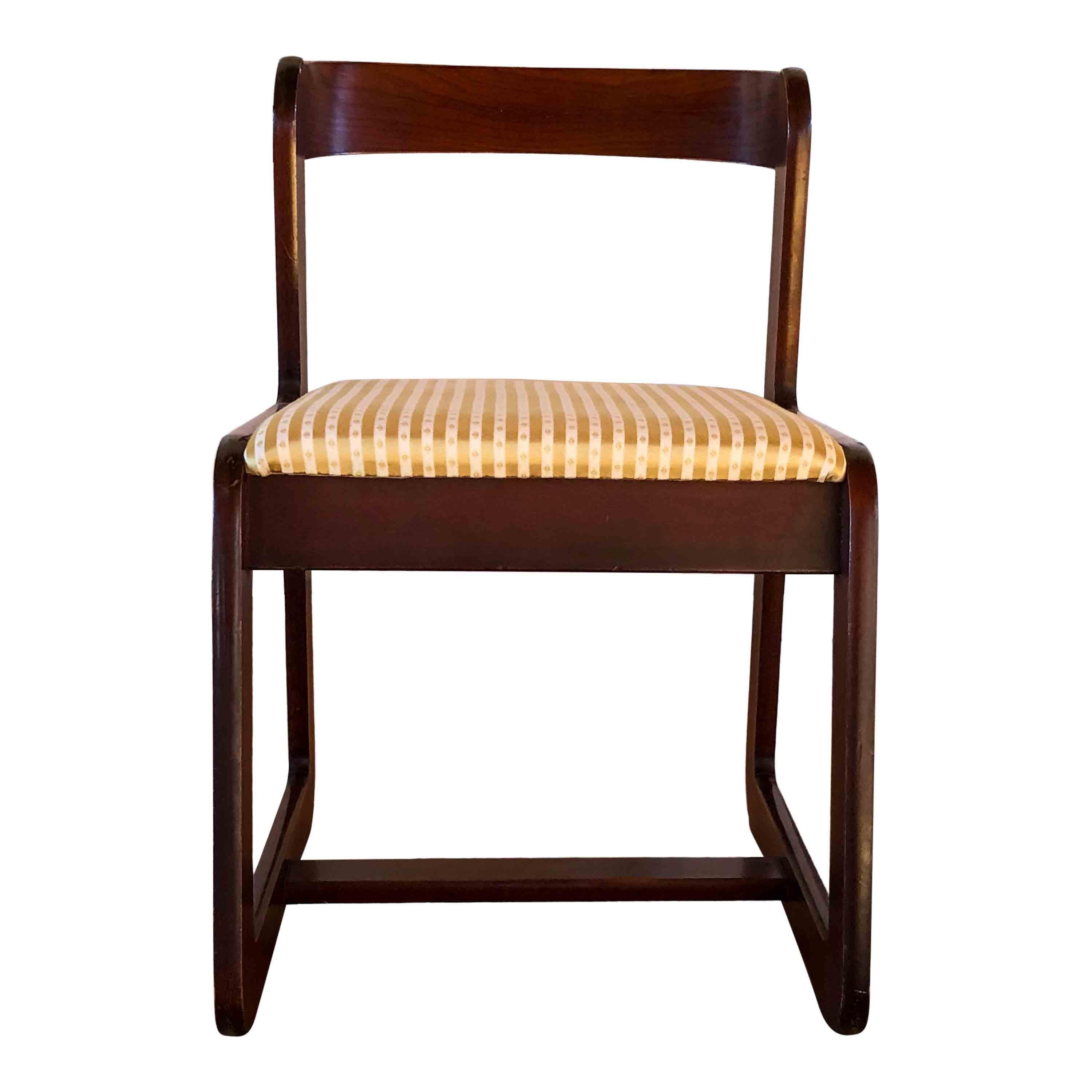 Midcentury Beech Dining Chairs by Willy Rizzo for Mario Sabot, 70s, Set of 6 For Sale 3