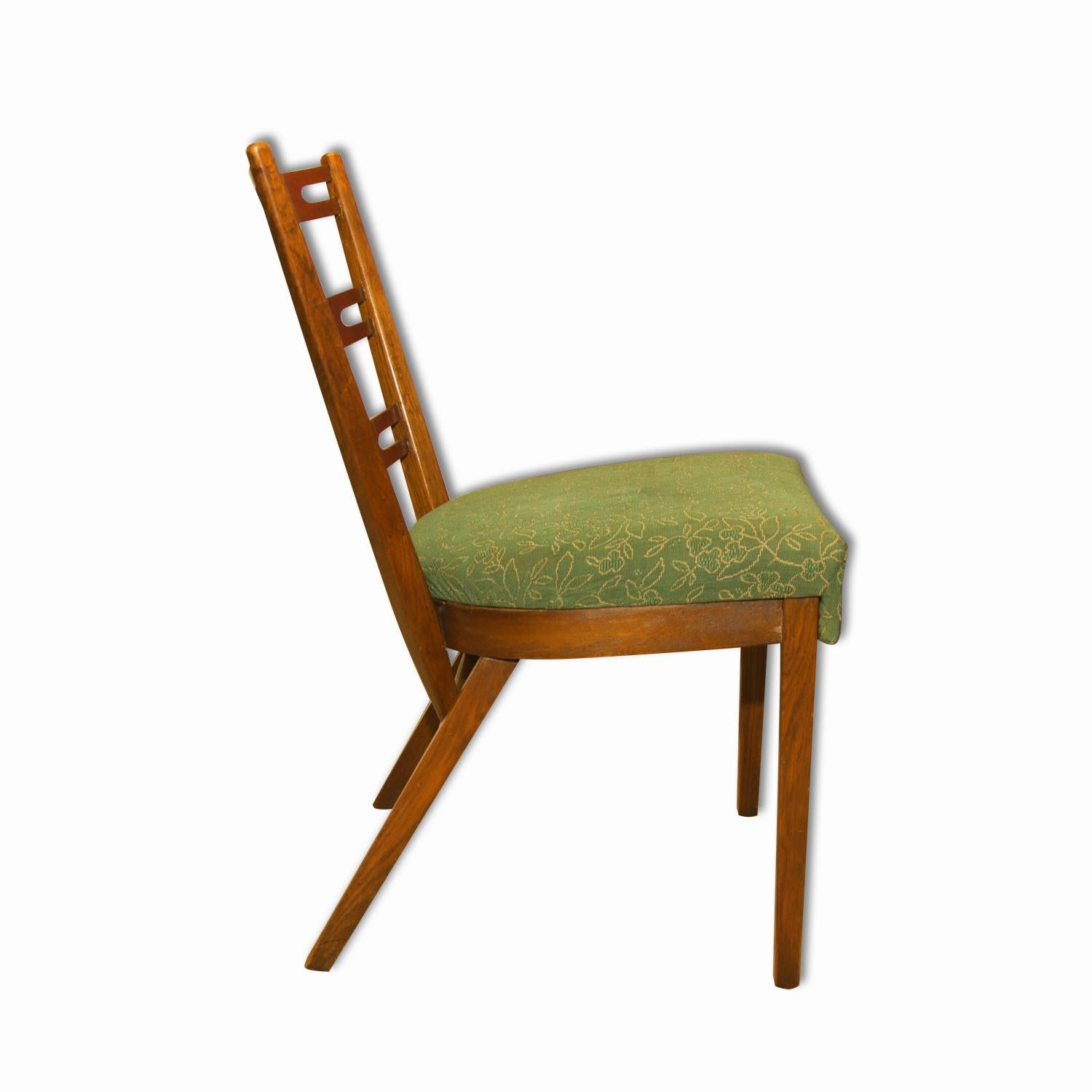 Midcentury Beech Dinning Chairs, Czechoslovakia, 1960s For Sale 14