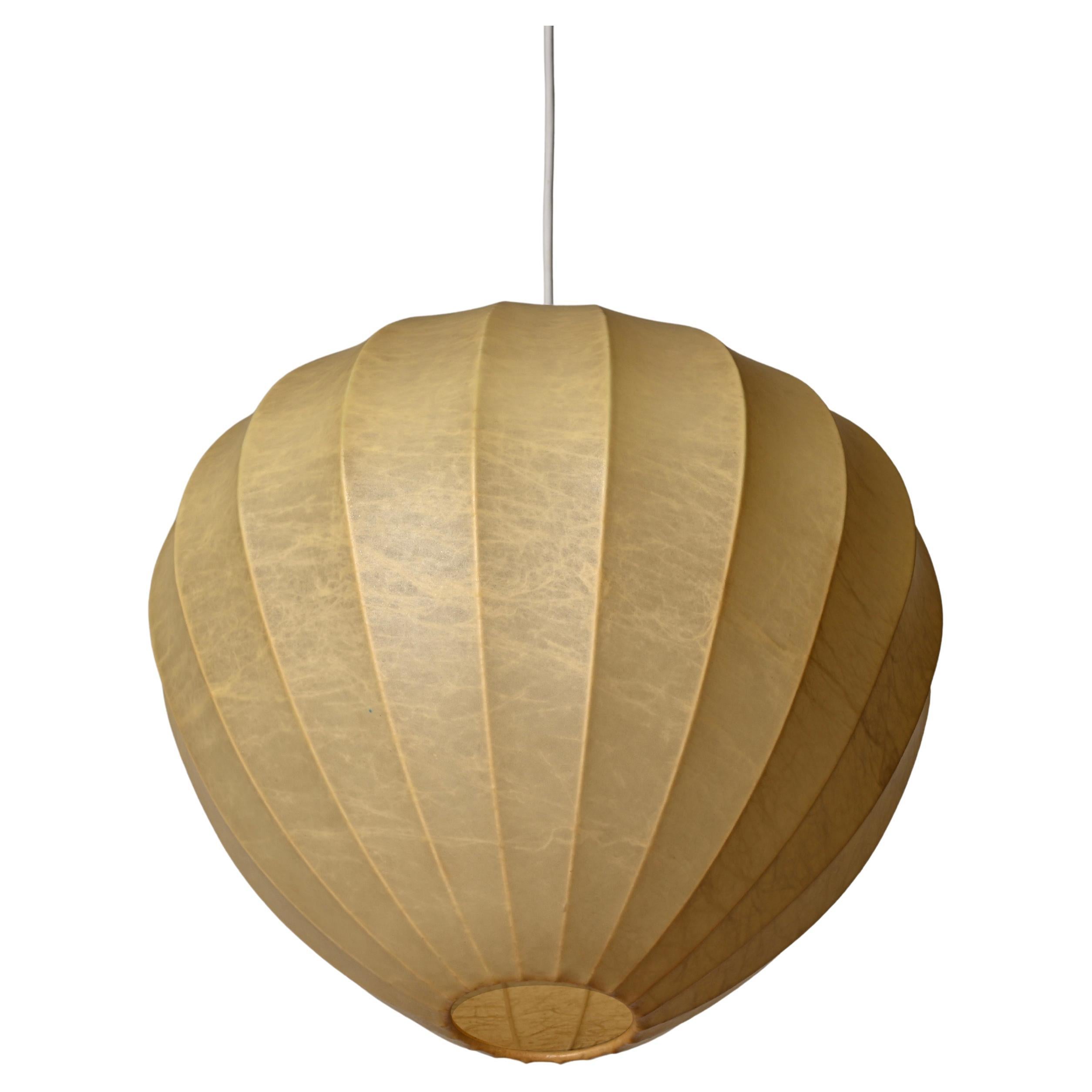Lámpara colgante Losange Cocoon Lights beige de Castiglioni, Italia Años 60
