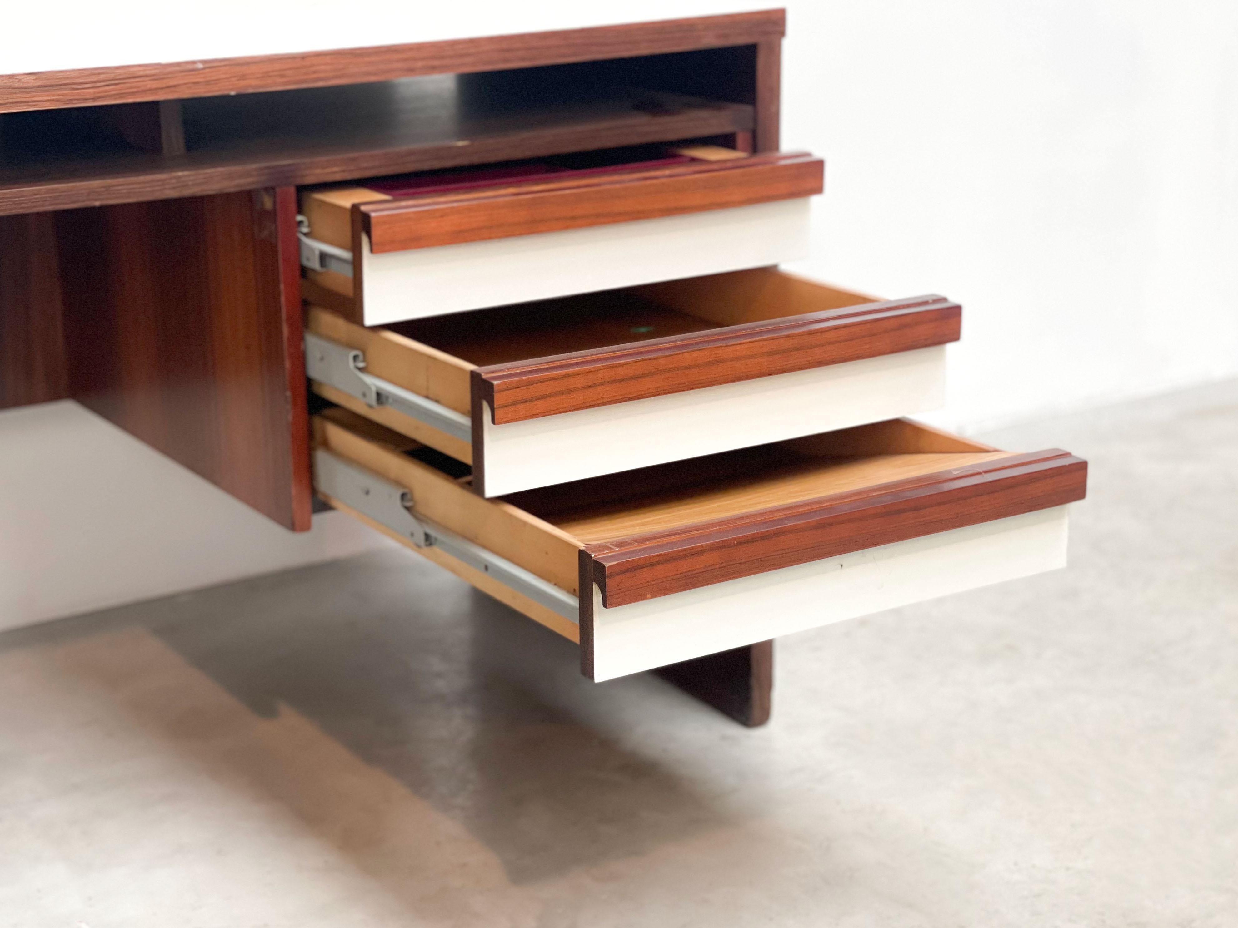 Wood Midcentury Belgian desk by V-form