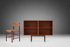 Mid‑Century Belgian Teak Cabinet or Bookcase, 1960s
