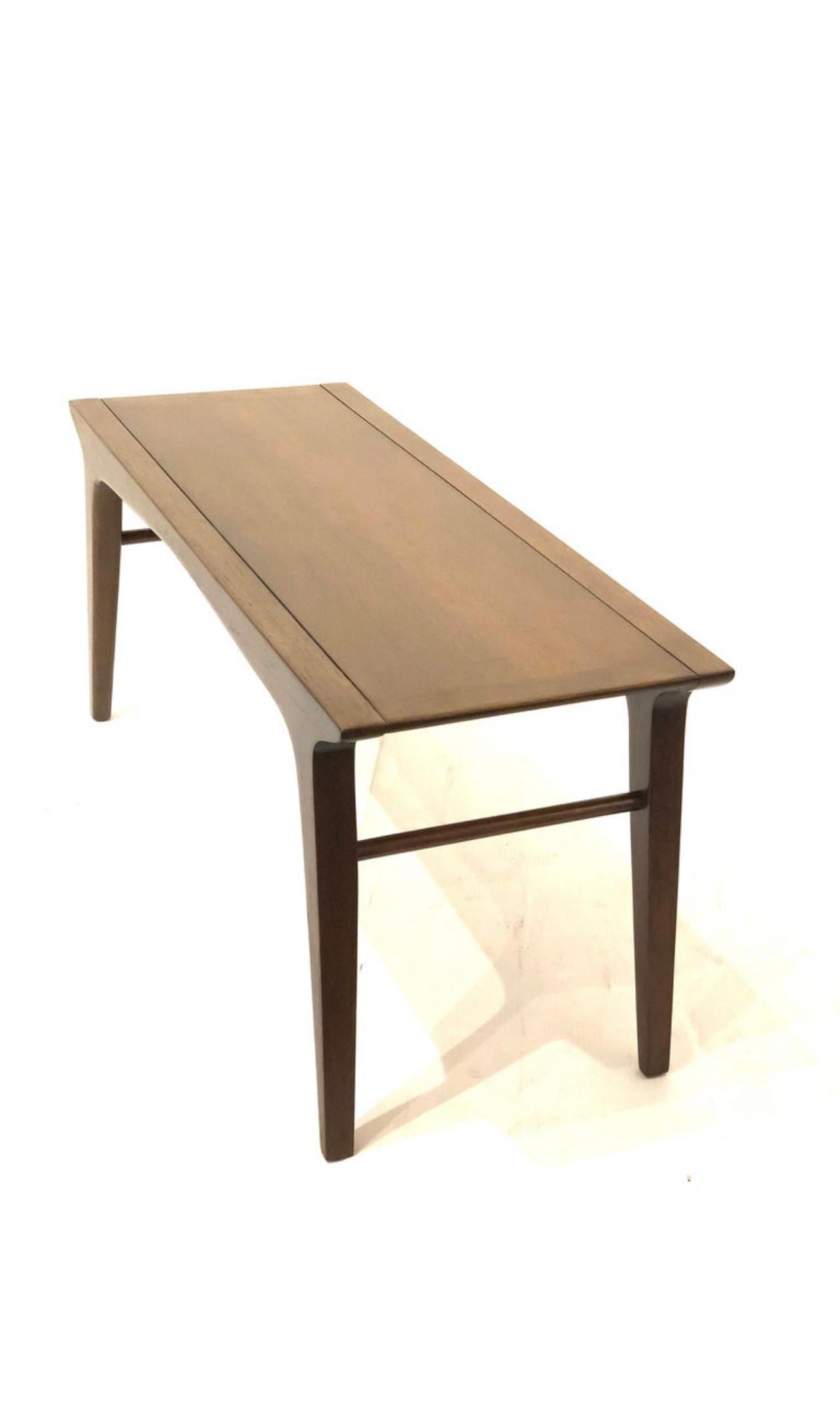 Mid-Century Modern Midcentury Bench / Coffee Table by John Van Koert for Drexel For Sale