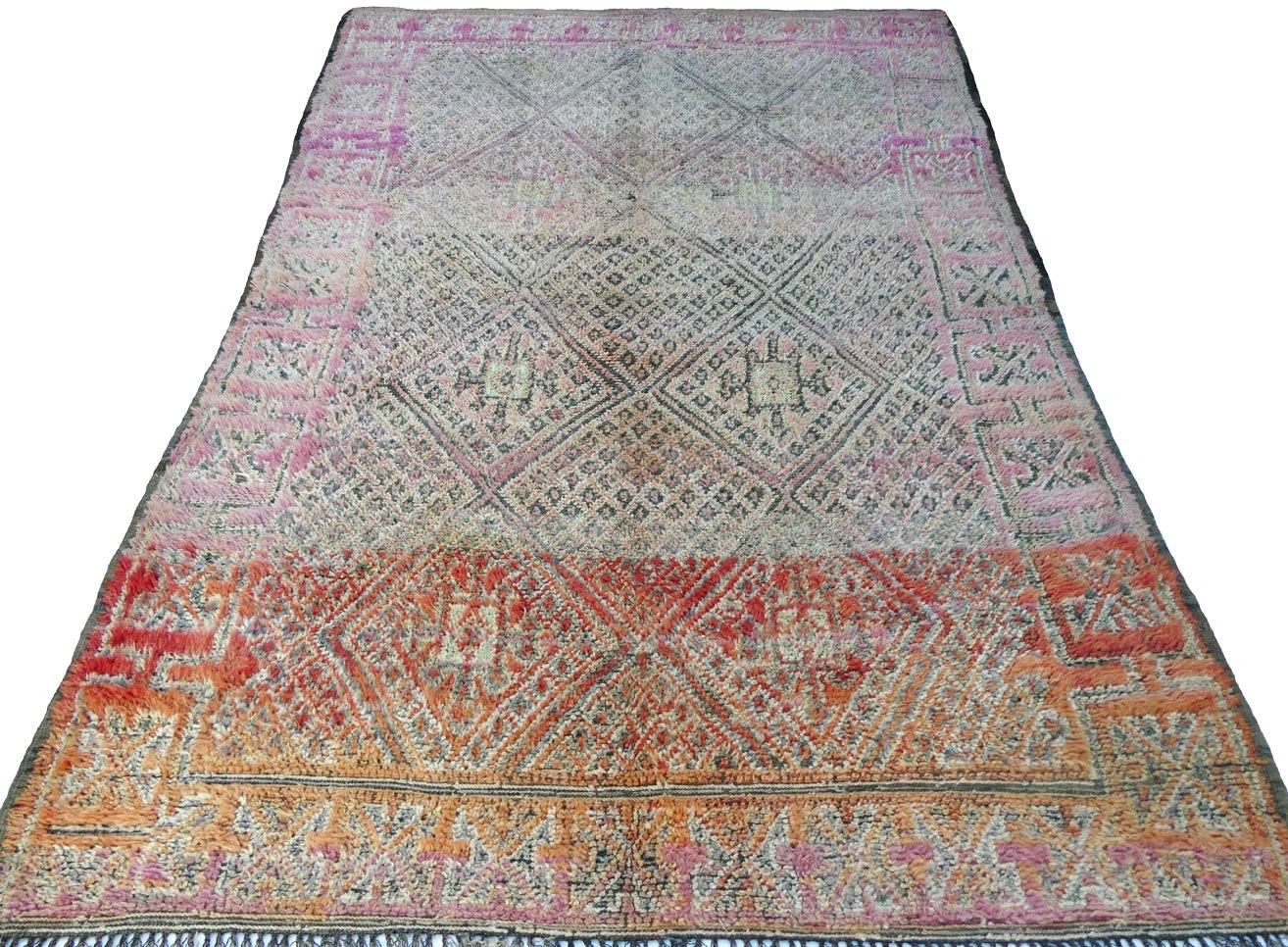 Fine XX secolo Tappeto Beni Mguild del Medioevo 6'5 X 9'4 in vendita