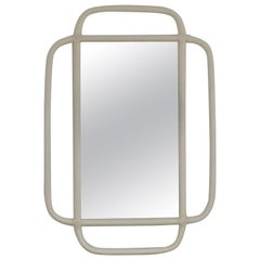 Midcentury Bent Bamboo Wall Mirror