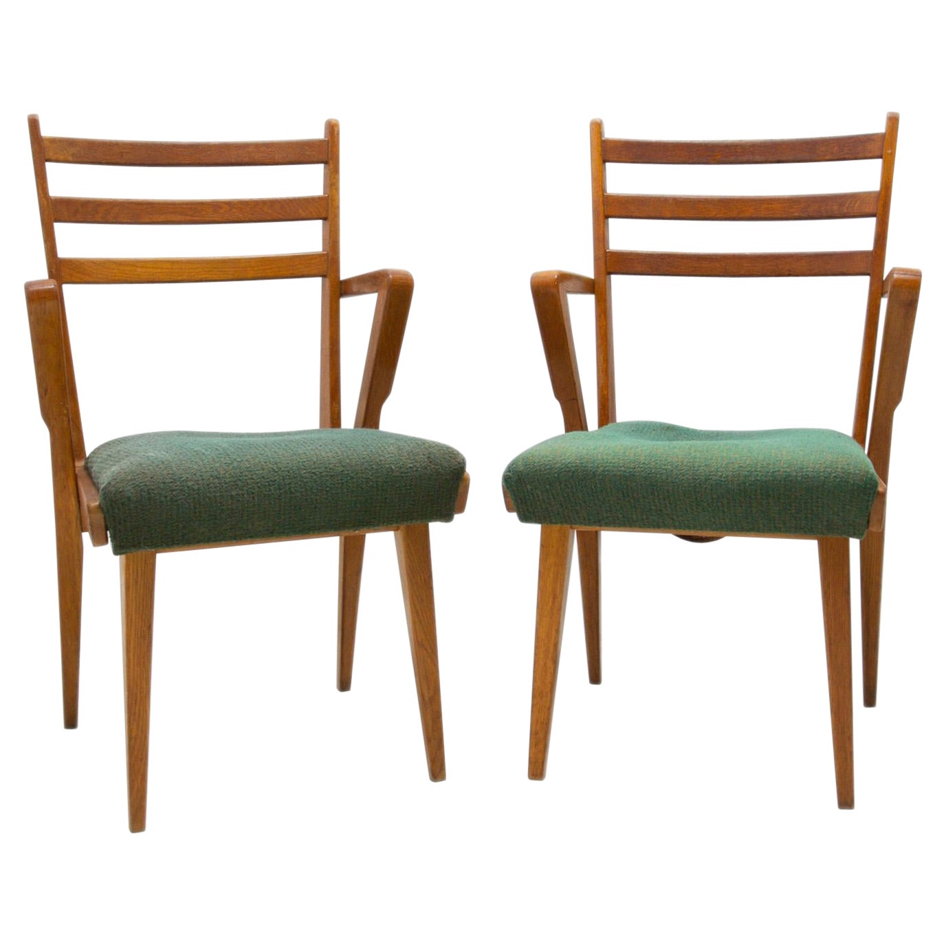 Midcentury bentwood office chairs, Czechoslovakia, 1960´s, set of 2