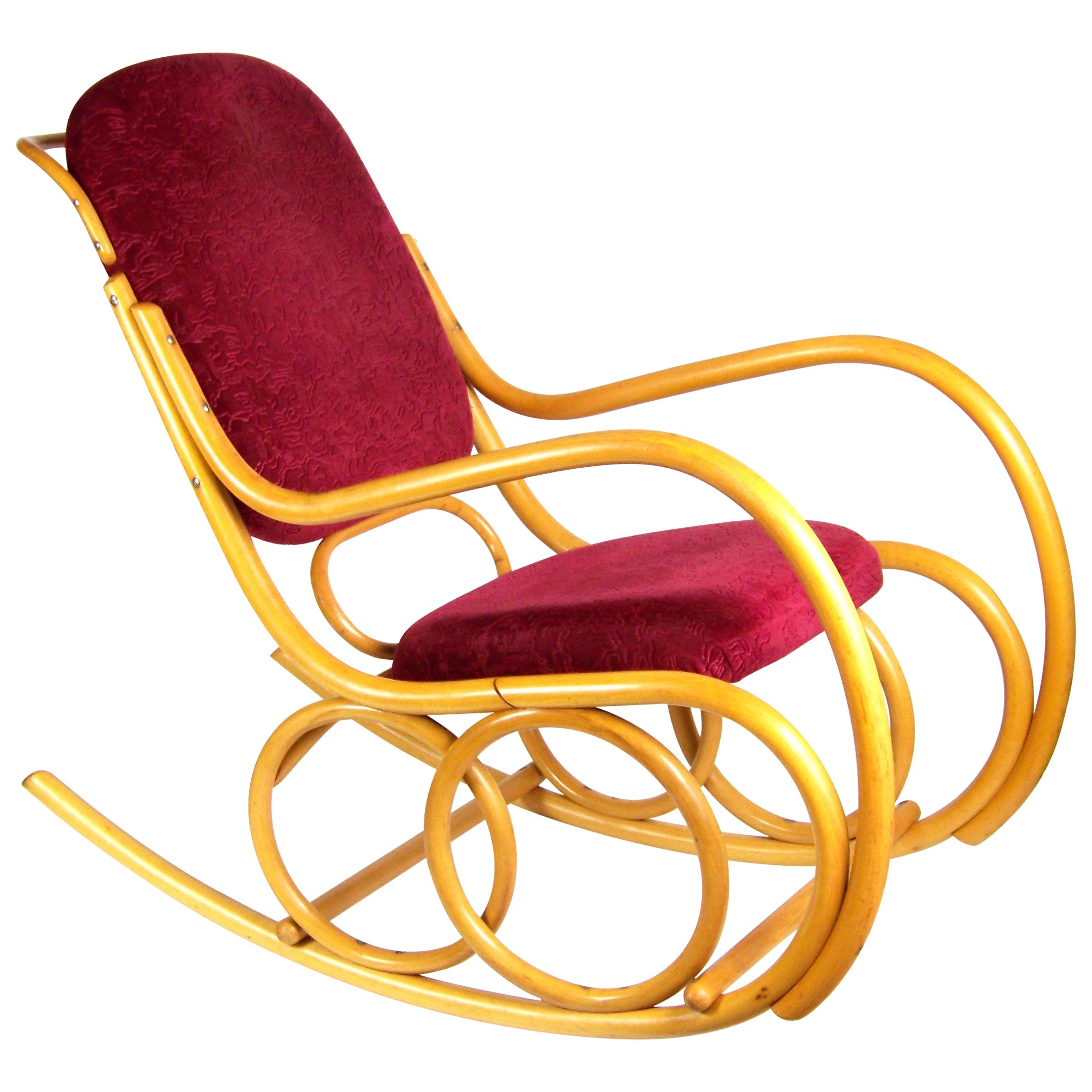 Midcentury Bentwood Rocking Chair from TON, 1960s