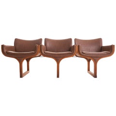 Midcentury Bentwood Sculptural Arthur Umanoff Three-Seat Bench