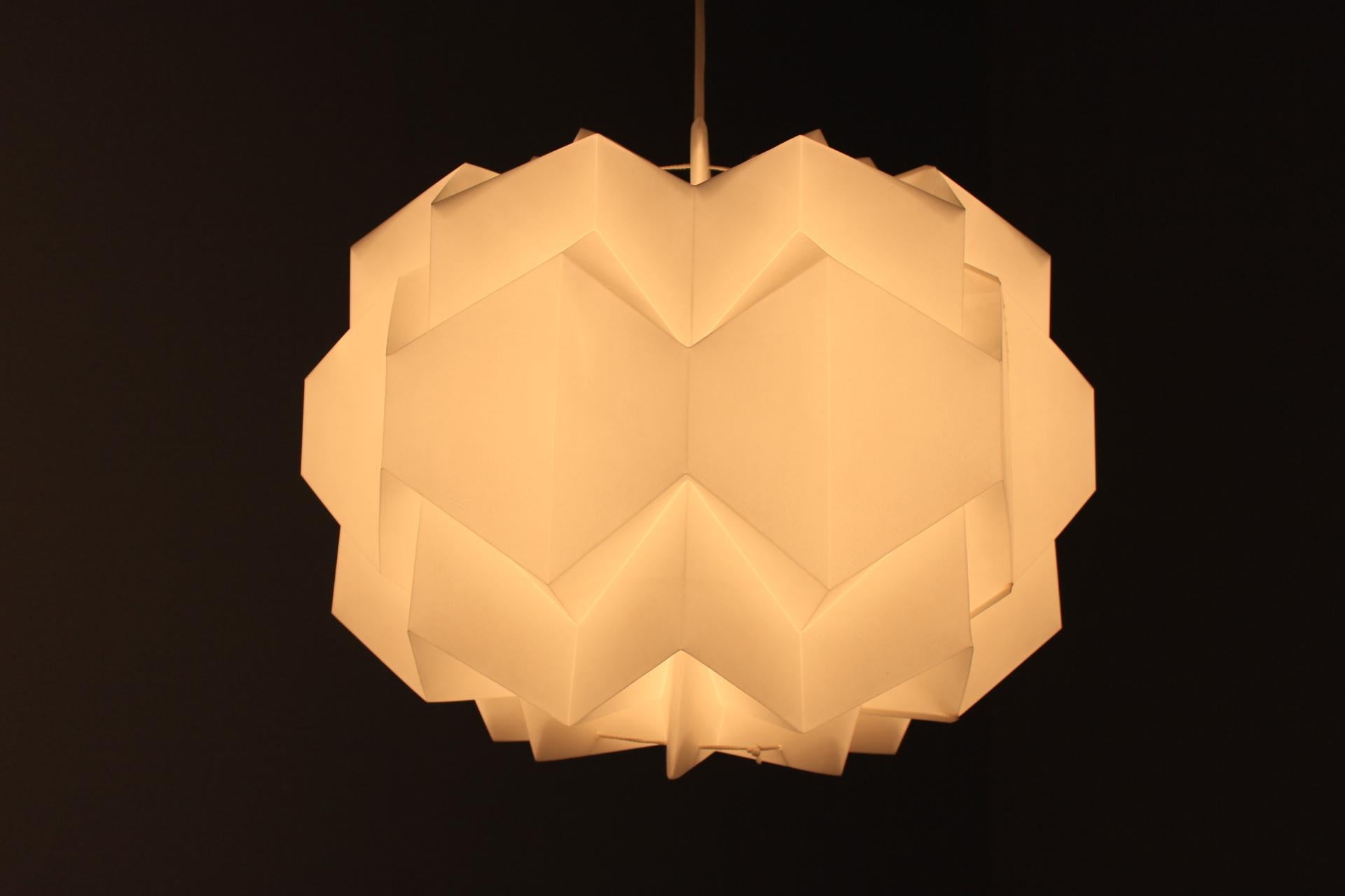 Midcentury Big Pendant Light, Kaare Klint Design, Denmark, 1970s 1