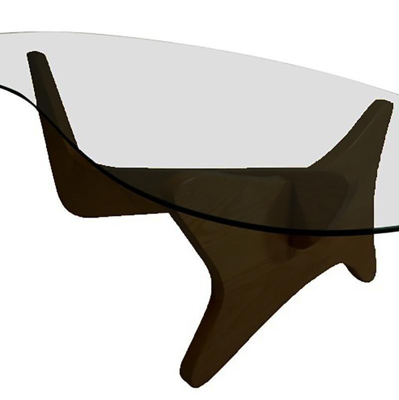 Table basse « avion » biomorphique du milieu du siècle dernier Excellent état - En vente à Van Nuys, CA