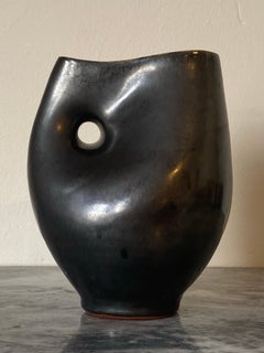 Midcentury Biomorphic Pottery Vase by Gerd von Stokar for Schwäbischen Majolika