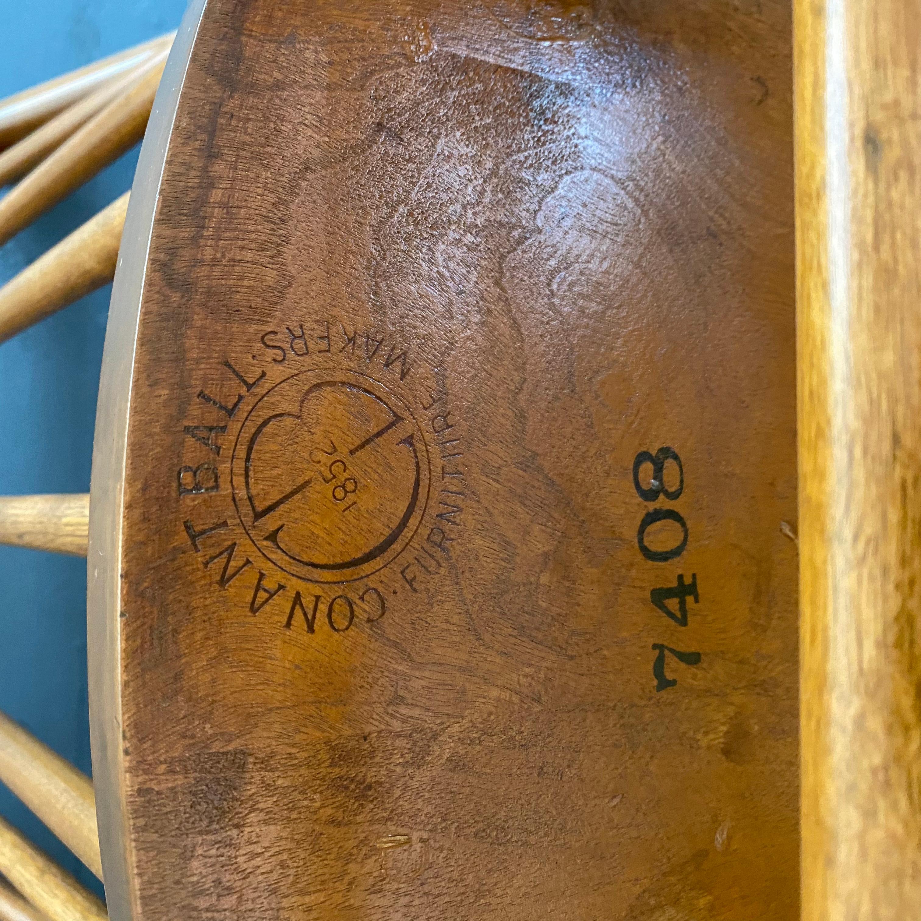 Midcentury Birch Spindle-Back Dining Chairs By Leslie Diamond For Conant Ball For Sale 6