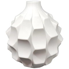 Midcentury Bisque Artichoke Vase by Heinrich Fuchs for Hutschenreuther, 1960s