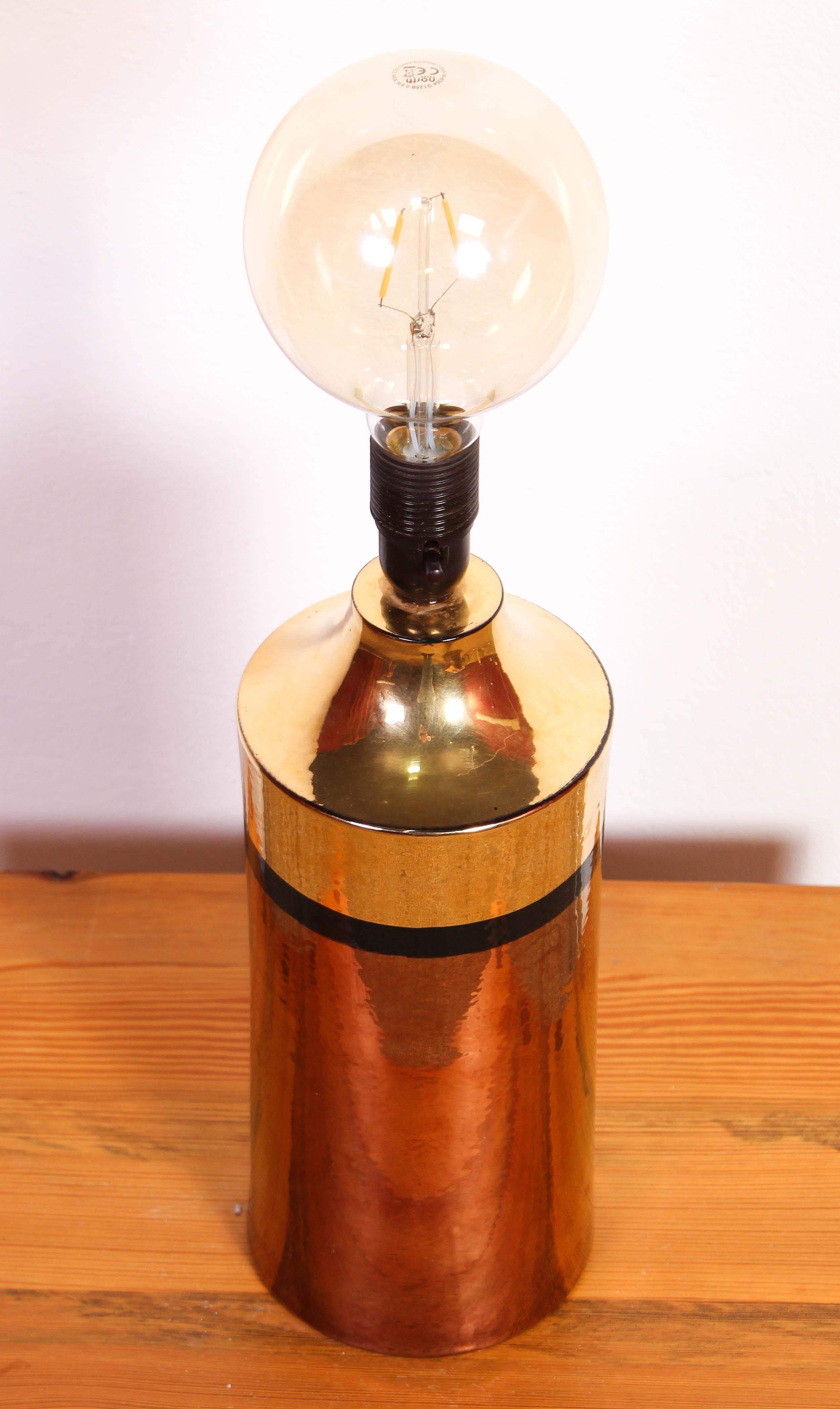 Midcentury Bitossi Table Lamp for Bergboms, Glazed Ceramic 2
