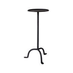 Midcentury Black Iron Martini Table