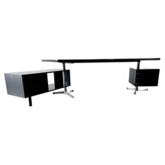 Midcentury black Italian Osvaldo Borsani T96 Desk