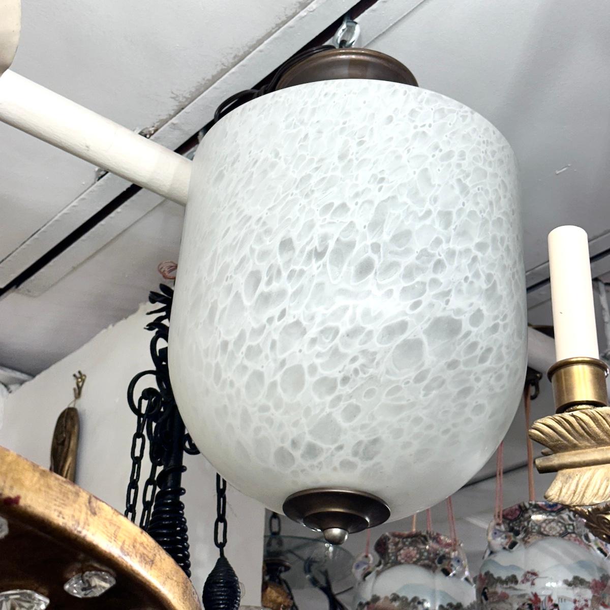 Laterne aus geblasenem Glas aus der Jahrhundertmitte (Glaskunst) im Angebot