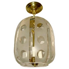 Midcentury Blown Glass Lantern