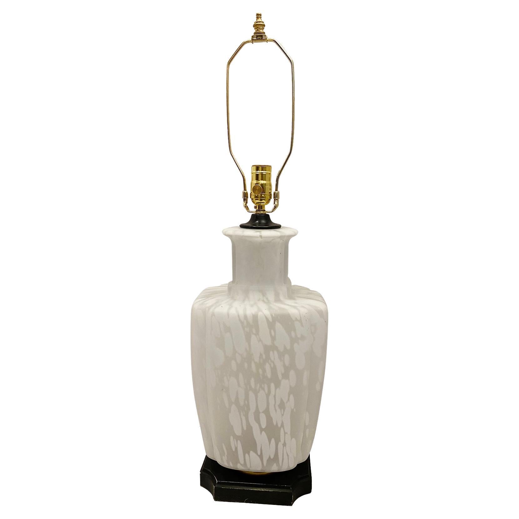 Midcentury Blown Glass Table lamp