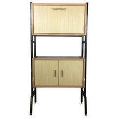 Midcentury Cocktail Bar Cabinet or Food Pantry